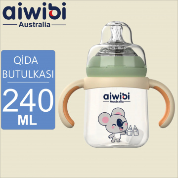 Uşaq üçün qida butulkası AIWIBI 240ml.. Детская бутылка для кормления AIWIBI 240мл. 